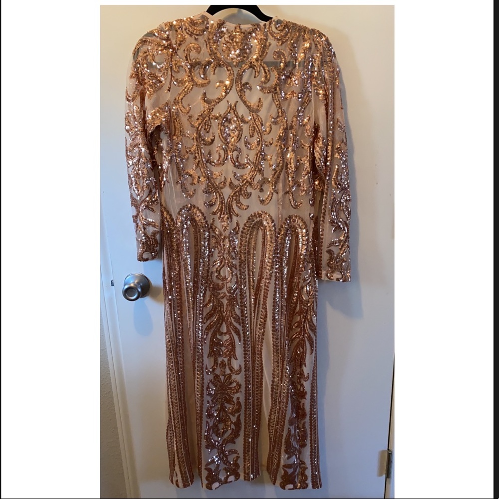 Sequin duster